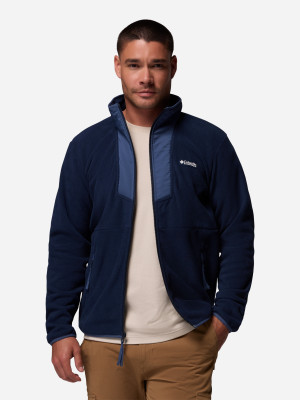 Bluza męska rozpinana streetwear polarowa Columbia Sequoia Grove Fz Fleece 2095891463 S Granatowa (198711133251). Bluzy męskie streetwear