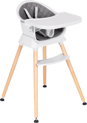 Krzesełko do karmienia EcoToys 6 w 1 Szare (5905817008520). Krzesełka do karmienia