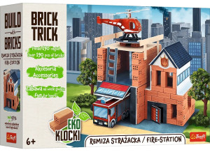 Klocki ceramiczne Trefl Brick Trick Remiza Strażacaka (61915) (5900511619157). Klocki