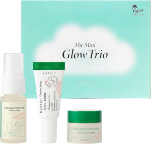 Zestaw do pielęgnacji twarzy Axis-Y The Mini Glow Trio Toner 15 ml + Serum 5 ml + Krem 5 ml (8809634611024). Zestawy do pielęgnacji twarzy