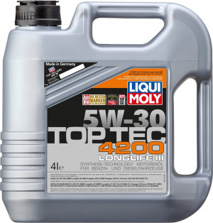 Olej silnikowy Liqui Moly Top Tec 4200 5W-30 New Generation 4 l 3715 (4100420037153). Oleje silnikowe