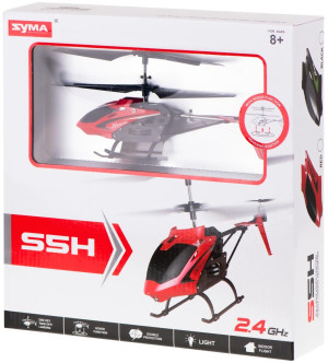 Helikopter zdalnie sterowany KIK S5H Czerwony (5903039719040). Zabawki zdalnie sterowane