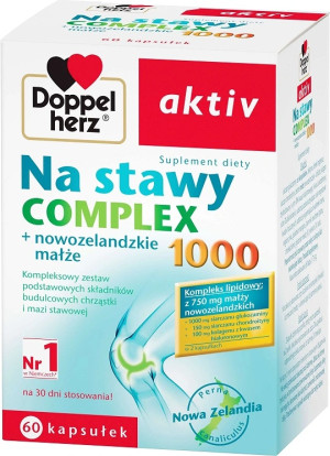 Suplement diety Chondroprotektor na stawy Doppelherz Aktiv Na Stawy Complex 60 kapsułek (4009932579680). Naturalne suplementy diety i ekstrakty