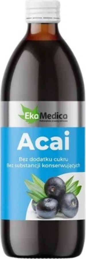 Suplement diety EkaMedica Acai sok 500 ml (5902596671419). Naturalne suplementy diety i ekstrakty