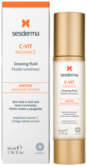 Fluid do twarzy Sesderma C-Vit Radiance Glowing nawilżający 50 ml (8470003406581). Kremy do twarzy