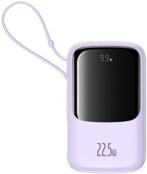 Powerbank Baseus Qpow Pro+ USB-C 10000 mAh 22.5 W Violet (P10155702511-00). Powerbanki