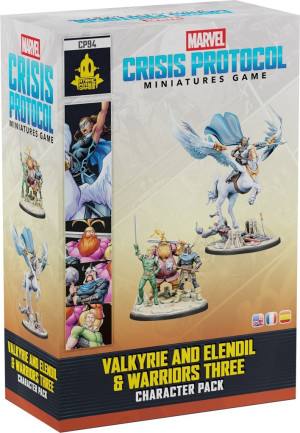 Dodatek do gry planszowej Atomic Mass Games Marvel: Crisis Protocol Pakiet postaci Walkiria i Elendil oraz Trzech Wojowników (edycja międzynarodowa) (841333112943). Gry planszowe