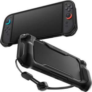 Etui Spigen Rugged Armor do Nintendo Switch 2 Black (8809971239066). Kontrolery do gier