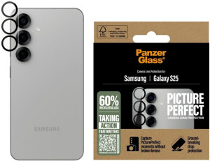 Szkło hartowane Panzer Glass PicturePerfect Lens Protector do Samsung Galaxy S25 Transparent (PGRPIPEG38388). Szkła hartowane