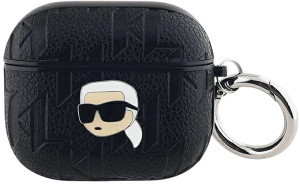 Etui Karl Lagerfeld Monogram Karl Head do Apple AirPods 3 Black (3666339283650). Akcesoria do słuchawek