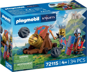 Zestaw zabawek Playmobil Knights Uzbrojeni rycerze herbu Lew 34 elementy 72115 (4008789721150). Zestawy zabawek dla dzieci