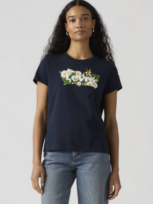 T-shirt damski bawełniany Levi`s The Perfect Tee 17369-3434 M Granatowy (5401187854304). T-shirty damskie