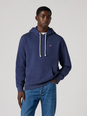 Bluza męska z kapturem kangurka Levi's The Original Hm Hoodie 34581-0009 2XL Granatowa (5400970008283). Bluzy z kapturem męskie