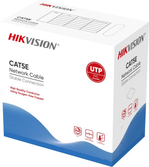 Kabel Hikvision Cat.5E U/UTP 305 m Grey (DS-1LN5EUEC7 grey 305m). Kable i przewody elektryczne