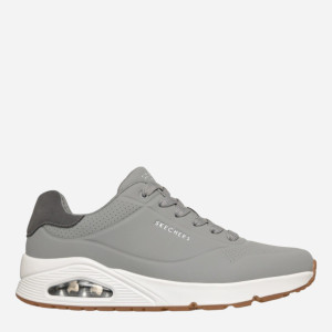 Sneakersy męskie Skechers Uno Suited On Air 183004-LTGY 45.5 Szare (199252082527). Buty sportowe męskie