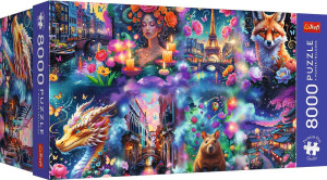 Puzzle Trefl Colorful World 8000 elementów 81080 (5900511810806). Puzzle i układanki