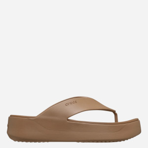 Klapki japonki damskie basenowe Crocs Getaway Platform Flip 209410-2JJ 41-42 Brązowe. Japonki damskie