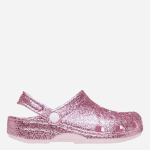 Chodaki dziecięce dla dziewczynki Crocs Classic Chunky Glitter Clog K 211939-6ZW 29-30 Różowe. Chodaki dziewczęce