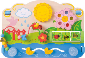 Tablica manipulacyjna Bigjigs Toys Kwiaty BB115 (0691621531150). Tablice manipulacyjne