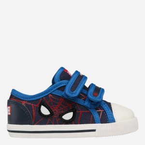 Trampki chłopięce na rzepy Geox SPIDER-MAN B Kilwi B. A B35A7A-01054-C0735 M 22 Granatowe (8056206013810). Tenisówki i trampki chłopięce