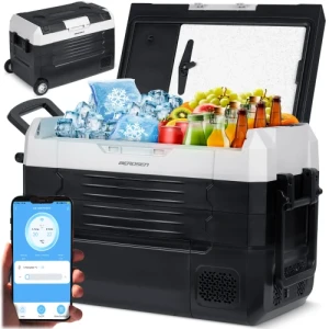 Lodówka turystyczna kompresorowa Berdsen Icemax 400 40 l Czarno-szara (5903890631086). Lodówki samochodowe
