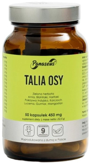 Suplement diety Panaseus Wąska talia 50 kapsułek (5904194061494). Naturalne suplementy diety i ekstrakty