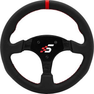 Obręcz kierownicy Simagic Round Steering Wheel 330 mm, without HUB, leather (P-330R(LEATHER)). Kontrolery do gier