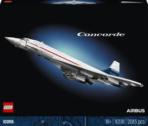 Zestaw klocków LEGO Icons Concorde 2083 elementy (10318). Klocki