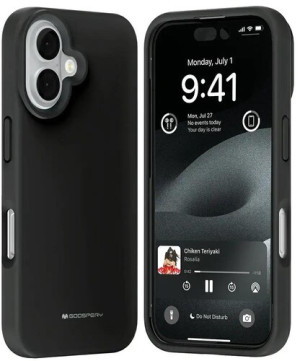 Etui Mercury Pure MagSafe do Apple iPhone 16 Black (8809972603019). Etui i pokrowce na telefony
