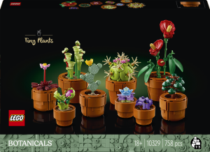 Zestaw klocków LEGO Icons Małe roślinki 758 elementów (10329). Klocki