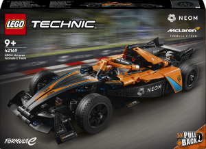 Zestaw klocków LEGO Technic NEOM McLaren Formula E Race Car 452 elementy (42169). Klocki