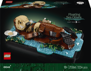 Zestaw klocków LEGO Ideas Pływające wydry 1234 elementy (21366). Klocki