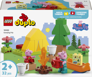 Zestaw klocków LEGO DUPLO Peppa Pig Wyprawa na biwak 32 elementy (10452). Klocki