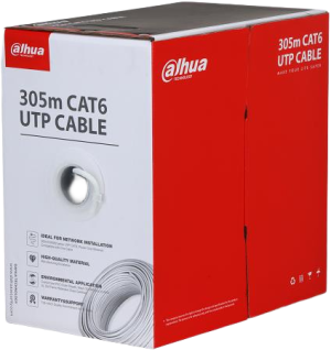 Skrętka Dahua Cat 6 UTP 305 m White (PFM922I-6UN-C-WHITE). Kable i przewody elektryczne