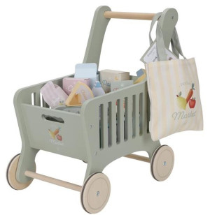 Zestaw do zabawy Little Dutch Wózek na zakupy FSC (LD2509) (8713291225091). Zestawy zabawek dla dzieci