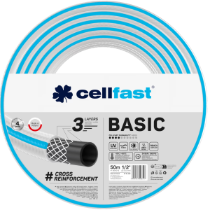 Waz ogrodowy Cellfast Basic 1/2″ 50 m (10-402). Węże ogrodowe
