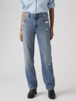 Jeansy regular fit damskie Levi`s 501® '90s A1959-0064 W34L30 Niebieskie (5401157986219). Jeansy damskie