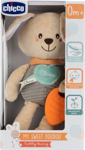 Zabawka Chicco My sweet Dou Dou króliczek z gryzakiem (8058664162734). Grzechotki i gryzaki dla dzieci