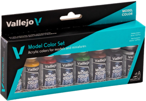 Zestaw farb akrylowych Vallejo Model Color Set 70.260 Wargames Basics 8 x 18 ml (8429551702607). Akcesoria modelarskie