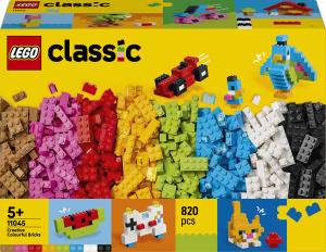 Zestaw klocków LEGO Classic Kreatywne kolorowe klocki 820 elementów (11045). Klocki