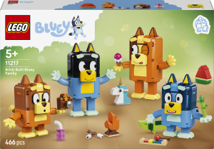 Zestaw klocków LEGO Bluey Rodzina Blue z klocków 466 elementów (11217). Klocki