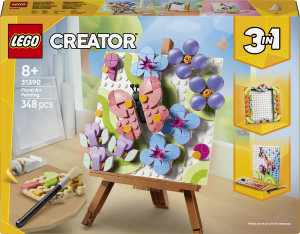 Zestaw klocków LEGO Creator Dekoracyjny obraz z kwiatami 348 elementów (31390). Klocki