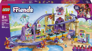 Zestaw klocków LEGO Friends Syrenkowa kolejka górska 864 elementy (42703). Klocki