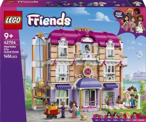 Zestaw klocków LEGO Friends Grand Hotel w mieście Heartlake 1406 elementów (42704). Klocki