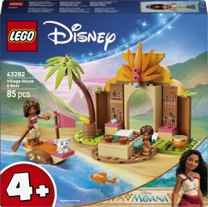 Zestaw klocków LEGO Disney Princess Wiejska chatka i łódź 85 elementów (43282). Klocki
