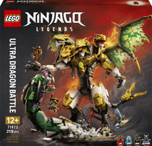 Zestaw klocków LEGO Ninjago Bitwa z ultrasmokiem 2178 elementów (71872). Klocki