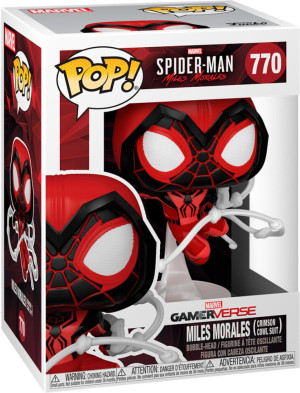 Figurka Funko Pop! Marvel Spider-Man Miles Morales 770 Miles Morales in Crimson Cowl Suit Bobble-Head 50155 (889698501552). Figurki superbohaterów