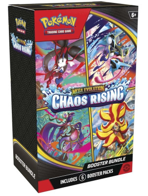Zestaw kart Pokemon TCG: Mega Evolution 04 - Chaos Rising - Booster Bundle (196214140349). Akcesoria do gier planszowych