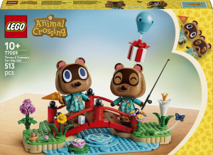 Zestaw klocków LEGO Animal Crossing Timmy i Tommy na spacerze 513 elementów (77059). Klocki