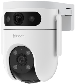 Kamera IP Ezviz H9C 3K (5MP+5MP) Outdoor Pan 360 Camera White (6941545632421). Kamery IP